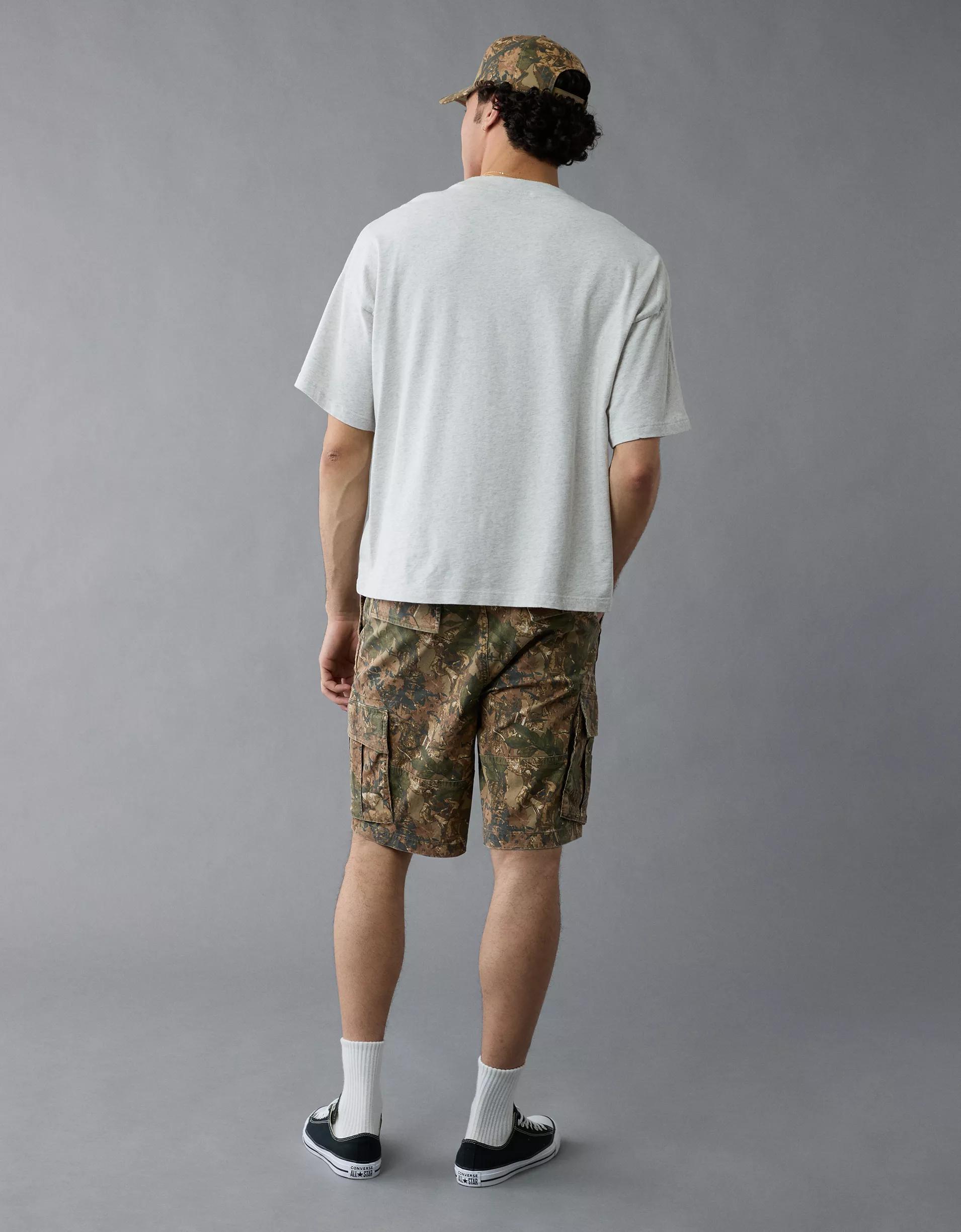 AE Laidback Luxe Heavyweight Oversized Logo Graphic T-Shirt Product Image