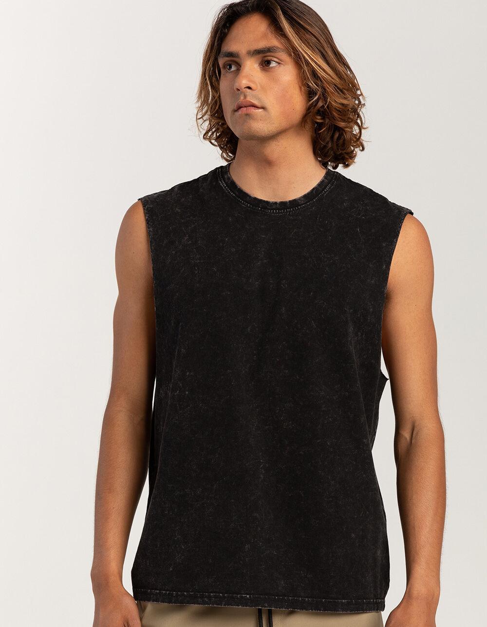 RSQ Mens Acid Wash Muscle Tee Product Image