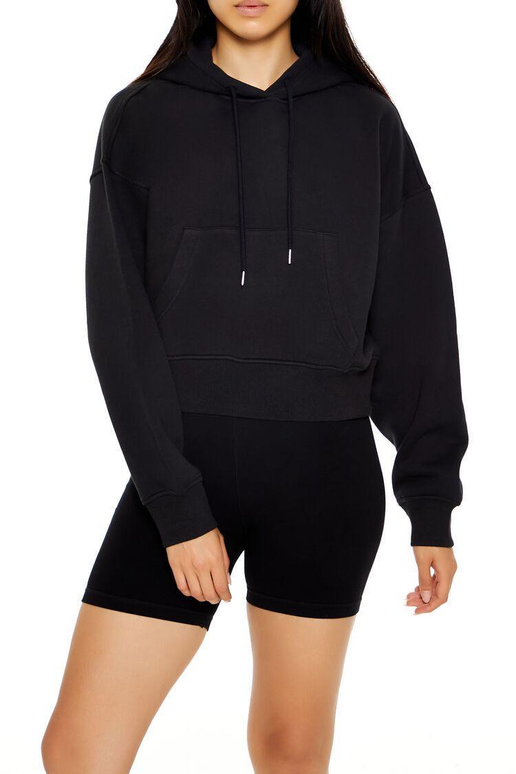 Fleece Drawstring Hoodie | Forever 21 Product Image