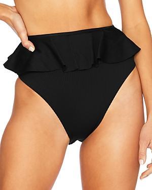 Beach Riot Daisy Ruffled Bikini Bottom Product Image