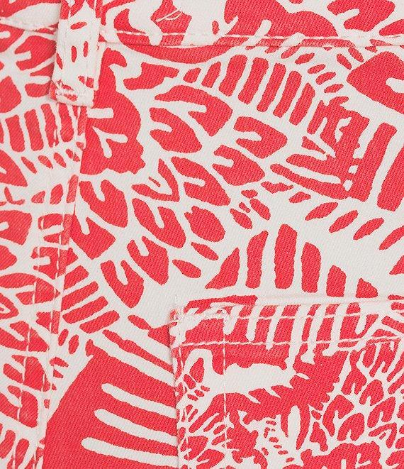 Charlie B. Abstract Print Cropped Flare Leg Pants Product Image