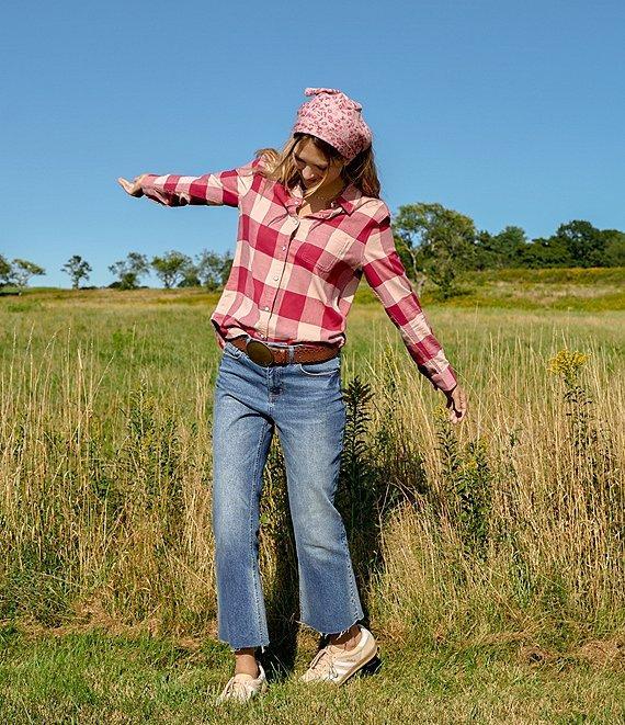 Flag and Anthem Long Sleeve Georgianna Plaid Woven Shirt Product Image