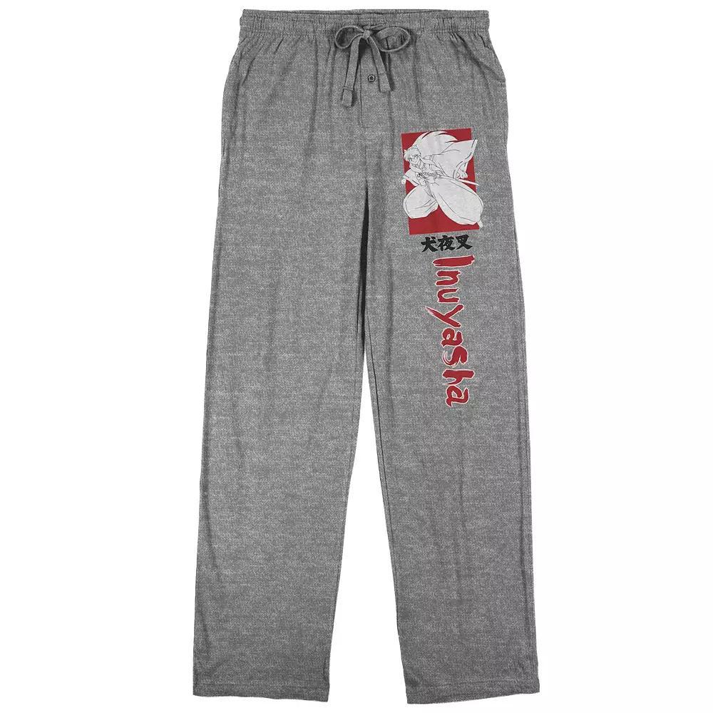 Men's Inuyasha Pajama Pants, Size: Large, Black Product Image