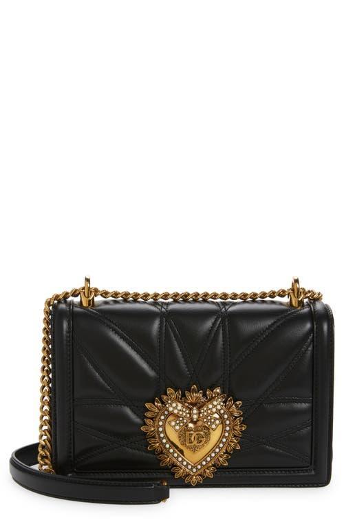 Womens Medium Devotion Quilted Leather Shoulder Bag Product Image