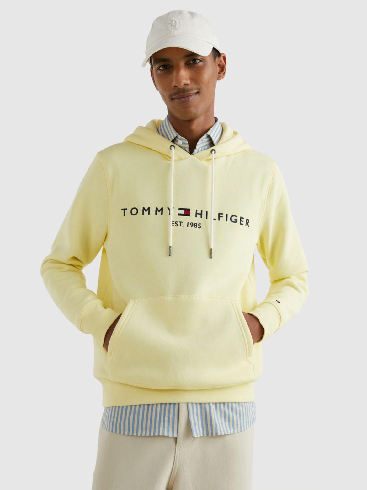 Men's Tommy Hilfiger Embroidered Logo Hoodie, Size: Small, Captain Product Image