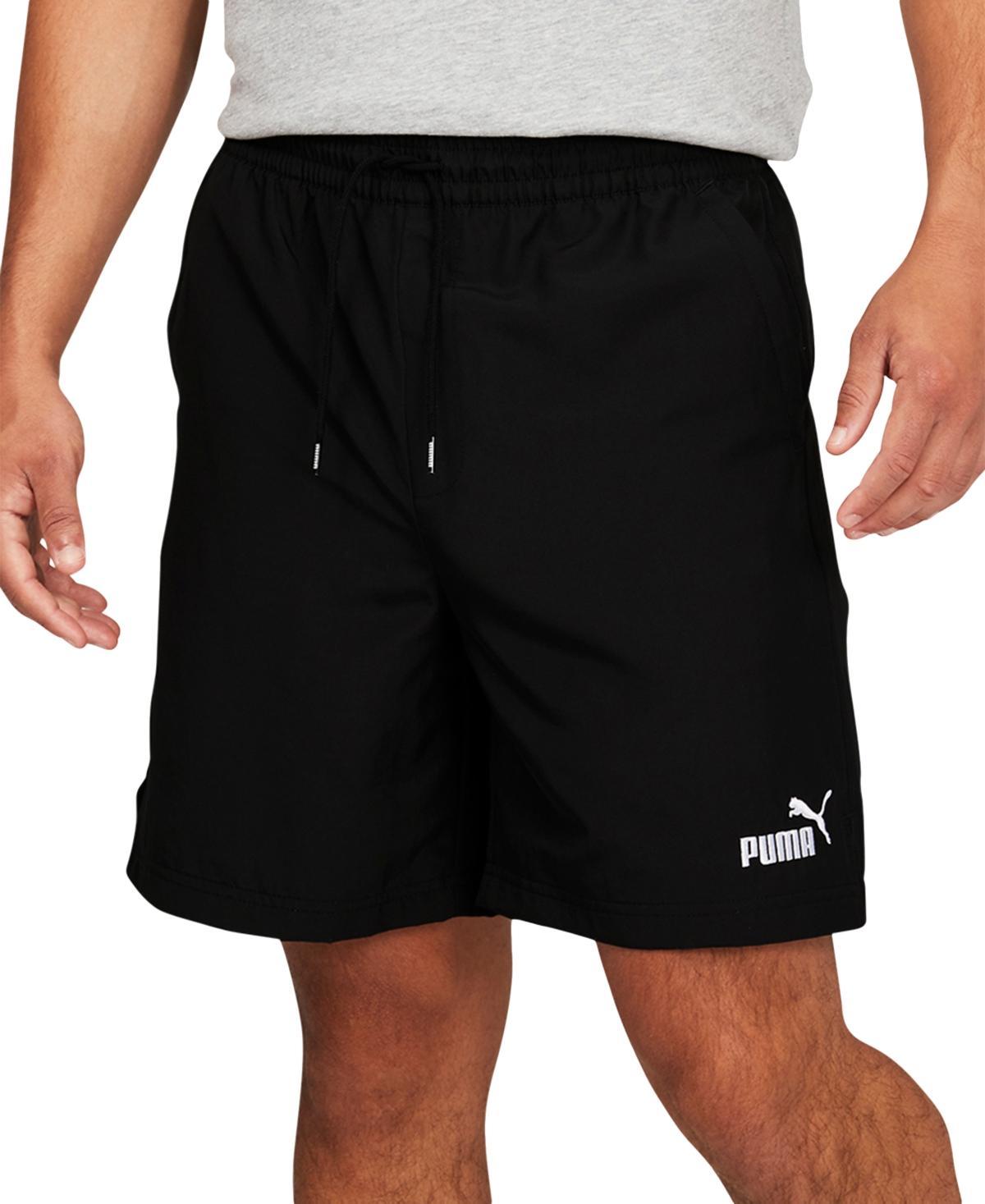 Puma Mens Essentials+ Moisture-Wicking Logo Embroidered 7 Drawstring Shorts Product Image