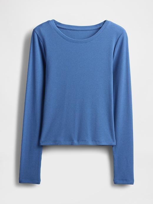 Modern Rib Cropped T-Shirt Product Image