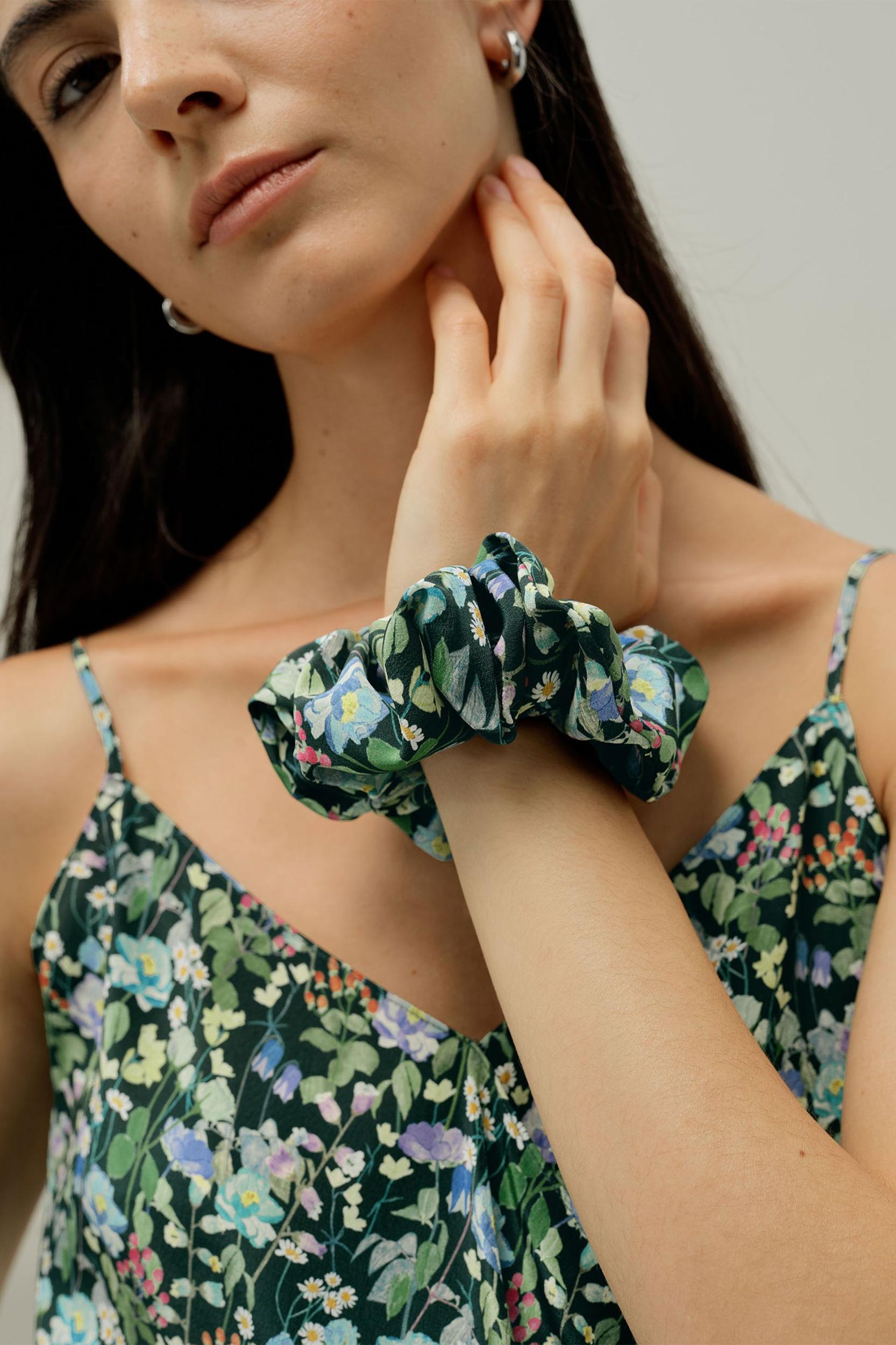 Floral Scrunchie Set - Made With Liberty Fabric Product Image