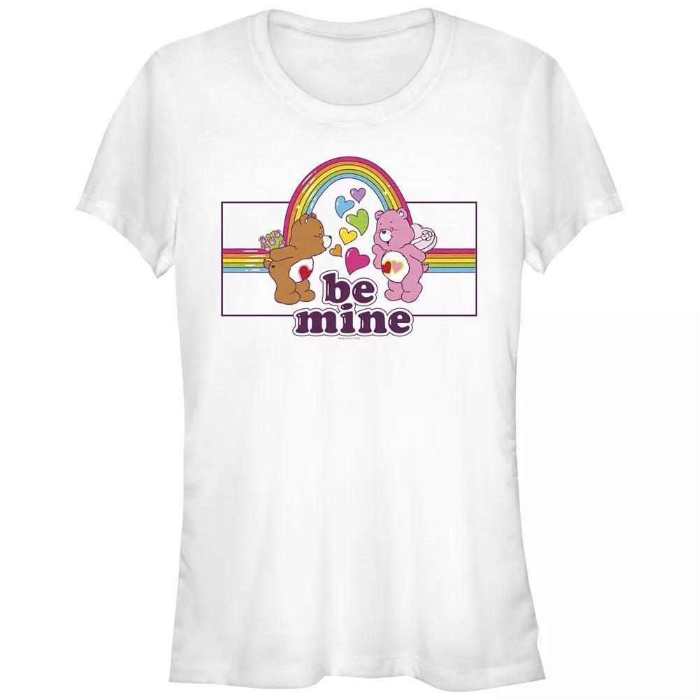 Juniors' Care Bears Be Mine Graphic Tee, Girl's, Size: XL, White Product Image