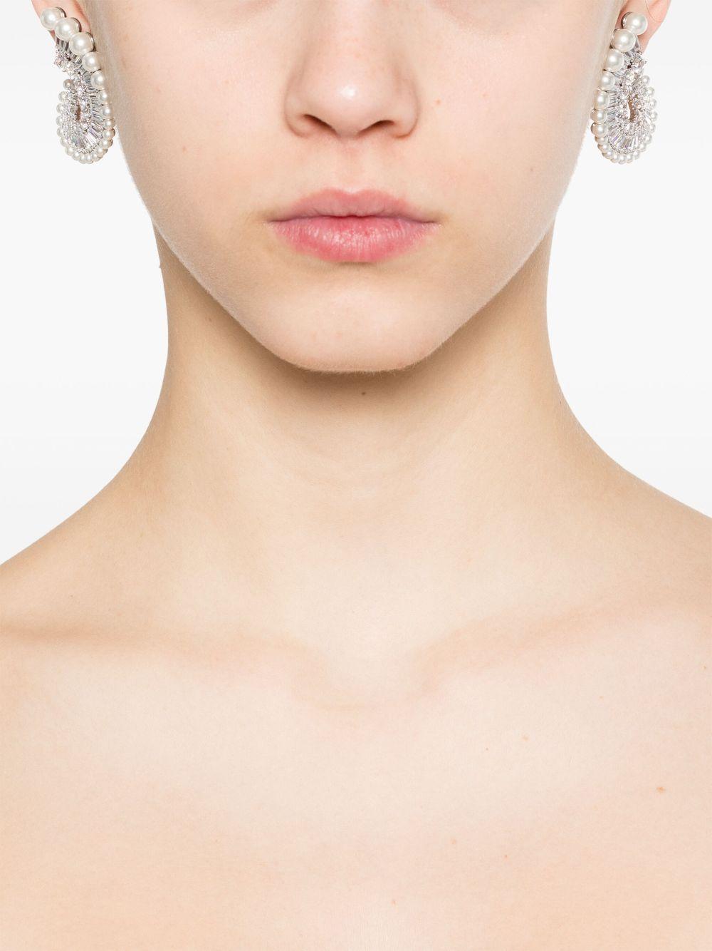 pearl-detail earrings Product Image