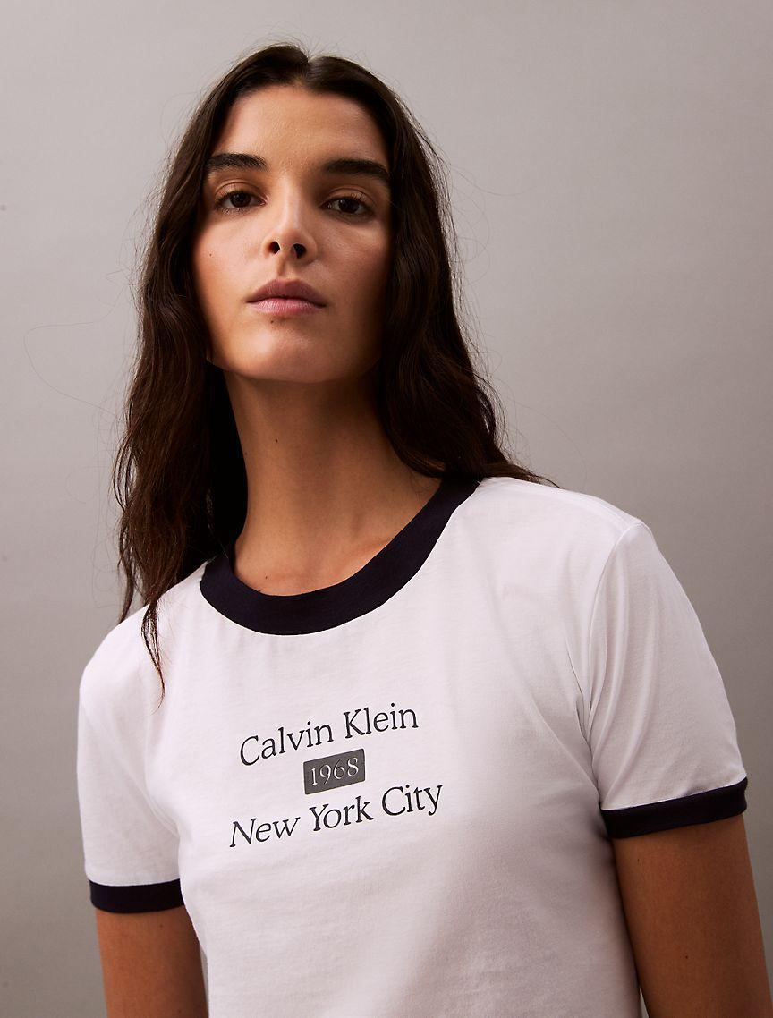 Logo Graphic Cropped Classic T-Shirt Product Image