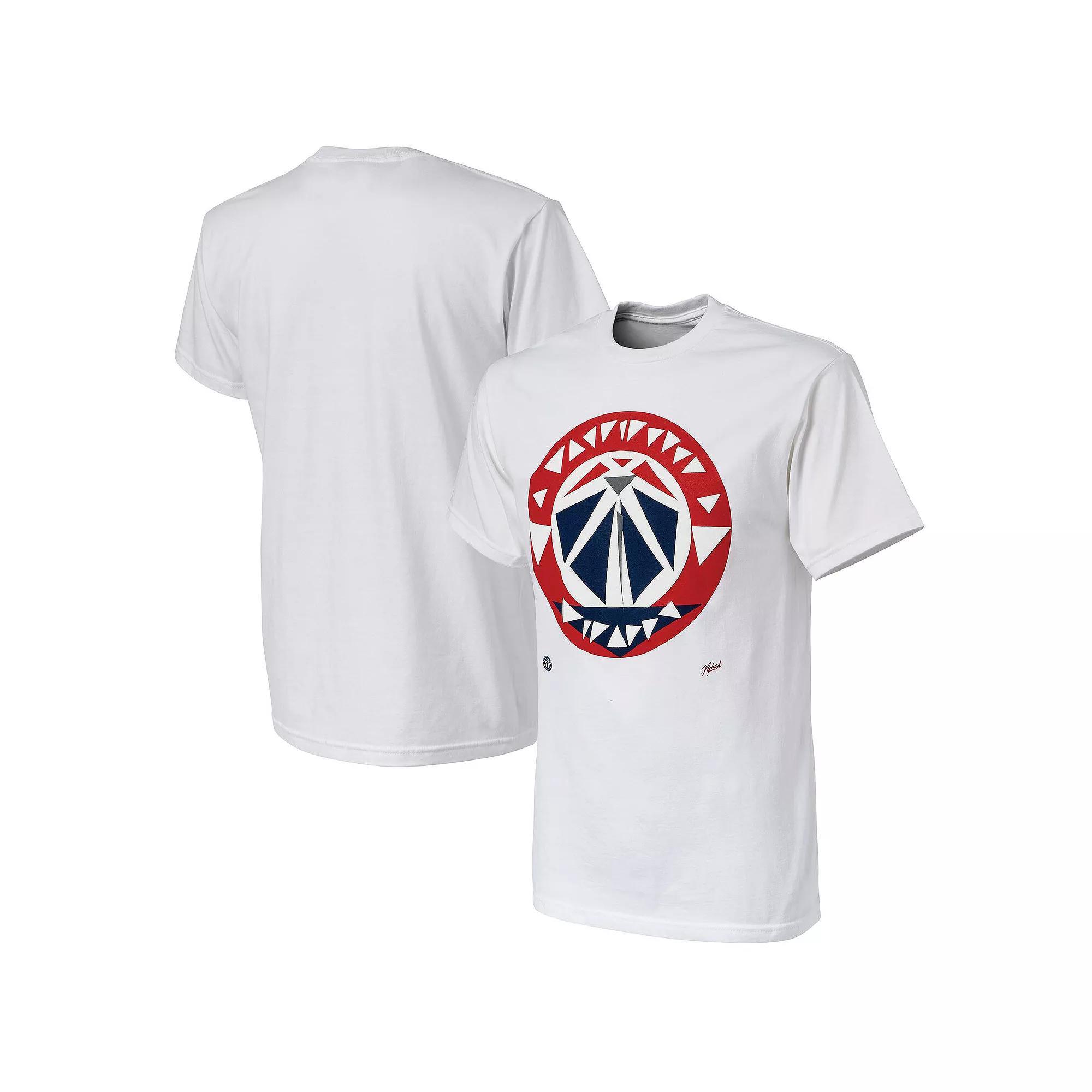 Men's NBA x Naturel White Washington Wizards No Caller ID T-Shirt, Size: 2XL, Wiz White Product Image