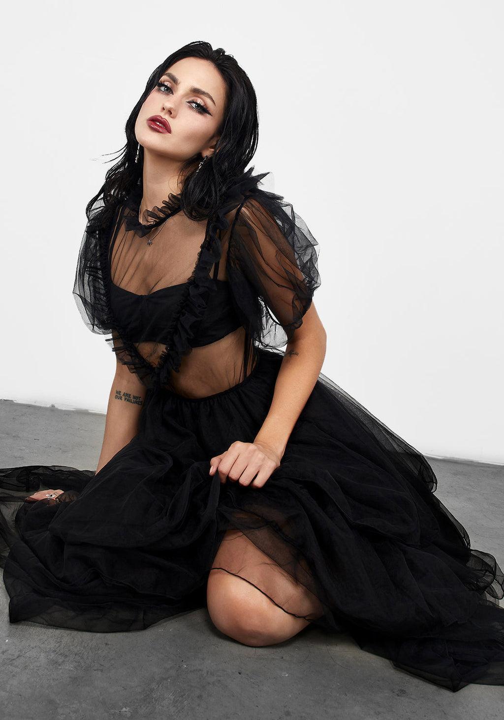 CHAOS LAYERED TULLE GOWN Product Image