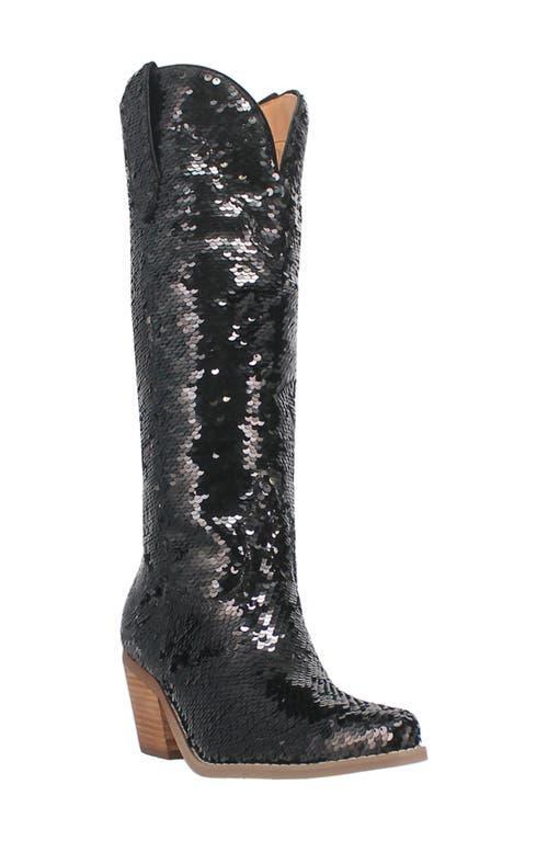 Women's Dingo Dance Hall Queen Tall Western Boots, Size: 10, Purple Product Image