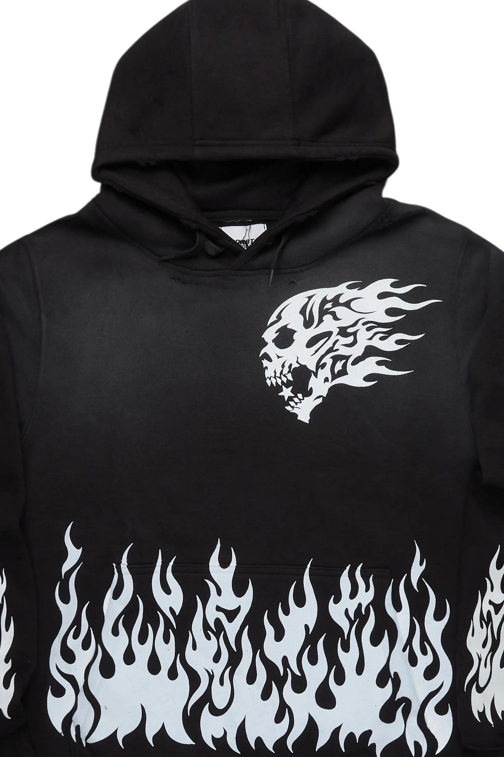 Arais Black Oversized Hoodie Female Product Image