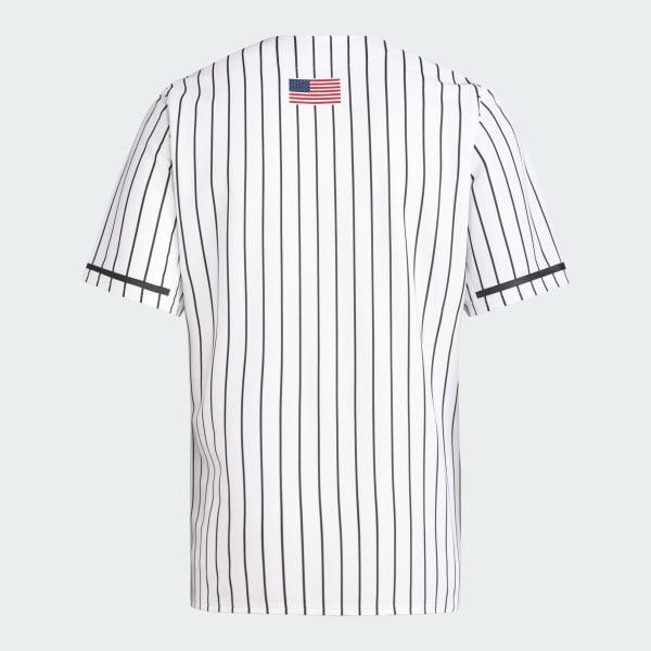 Grambling Pinstripe Full Button Jersey Product Image
