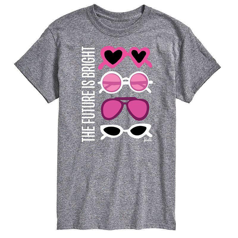 Big & Tall Barbie The Future Is Bright Graphic Tee, Mens Blue Product Image
