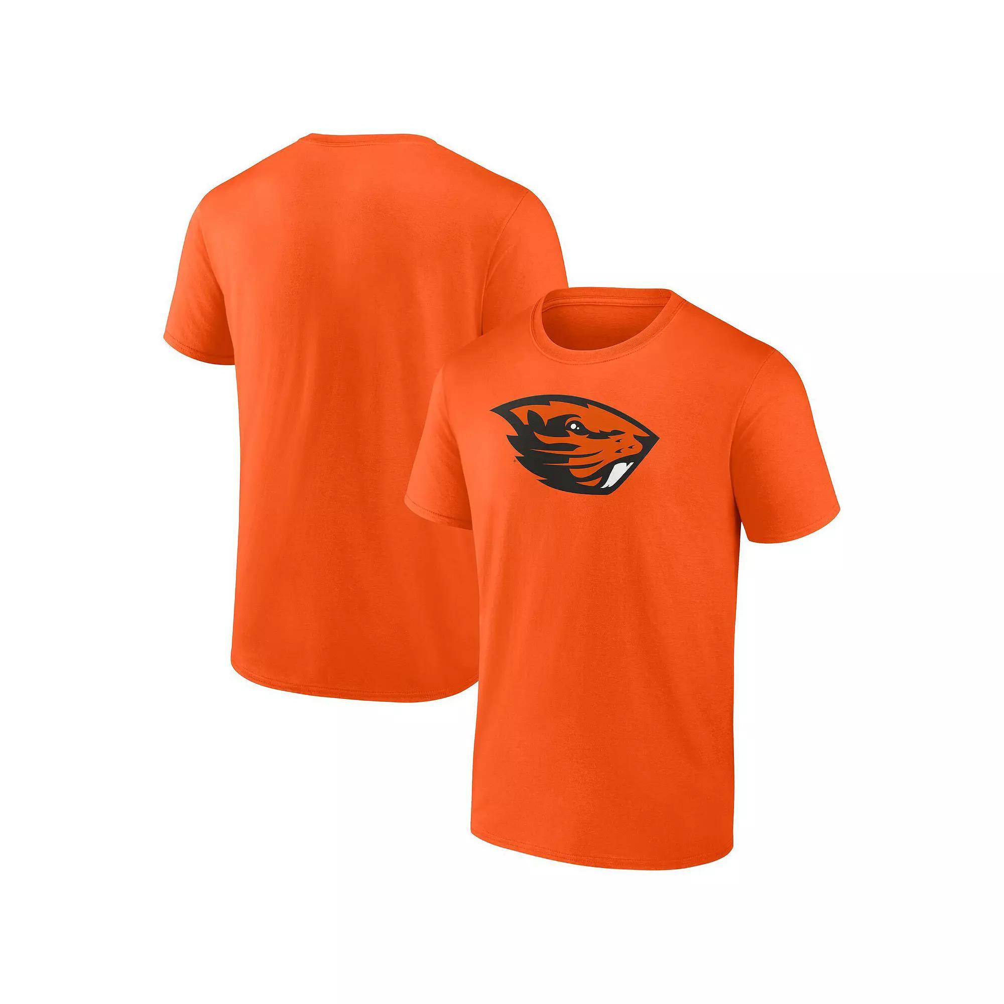 Mens Fanatics Oregon State Beavers Evergreen Cotton Primary Logo T-Shirt Product Image