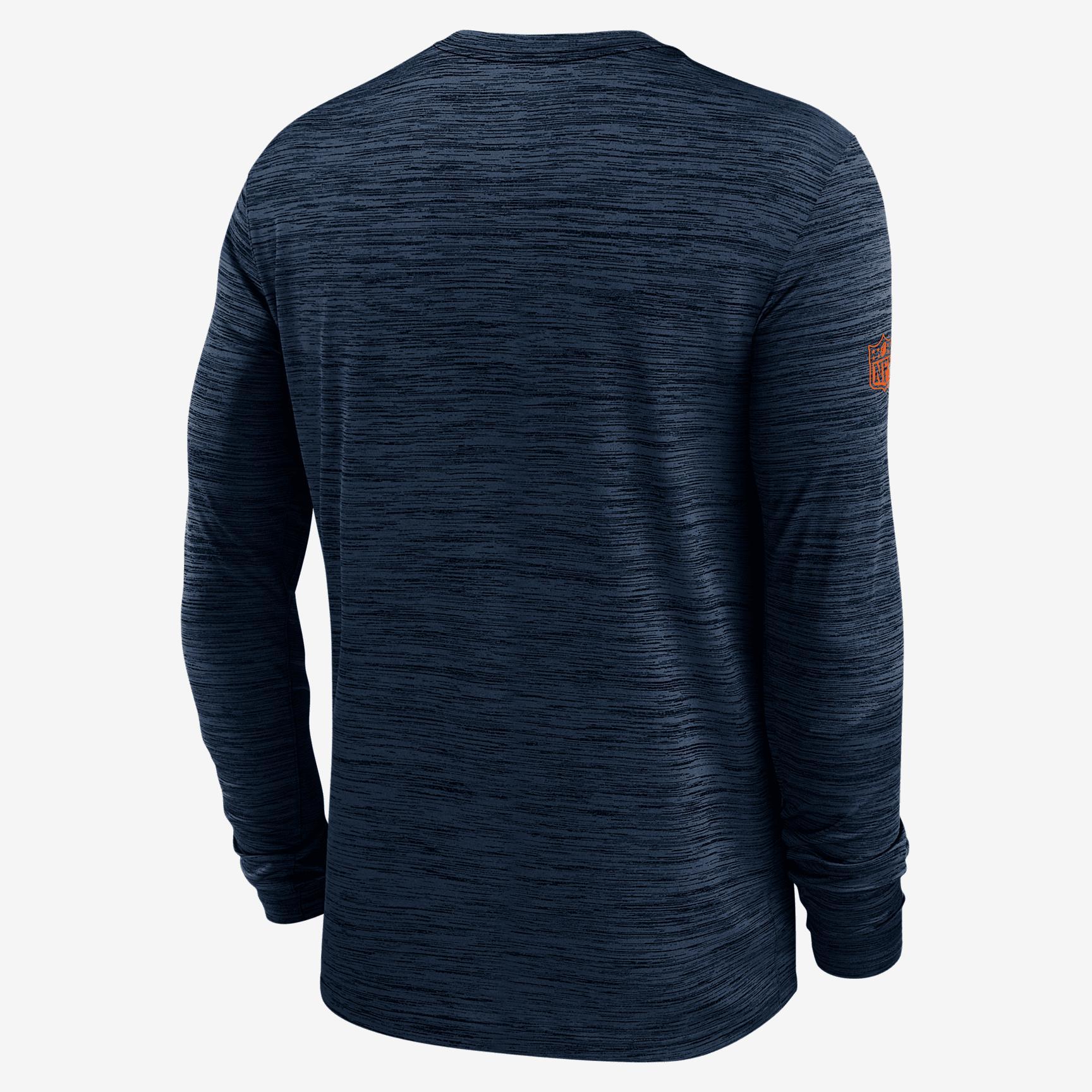 West Virginia Sideline Velocity Men's Nike Dri-FIT College Long-Sleeve T-Shirt Product Image