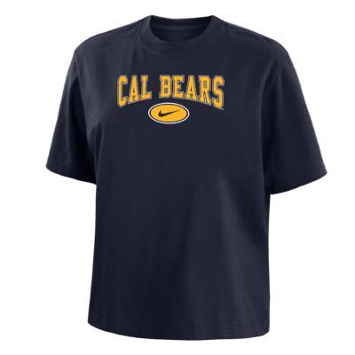 Cal Nike Womens College Boxy T-Shirt Product Image