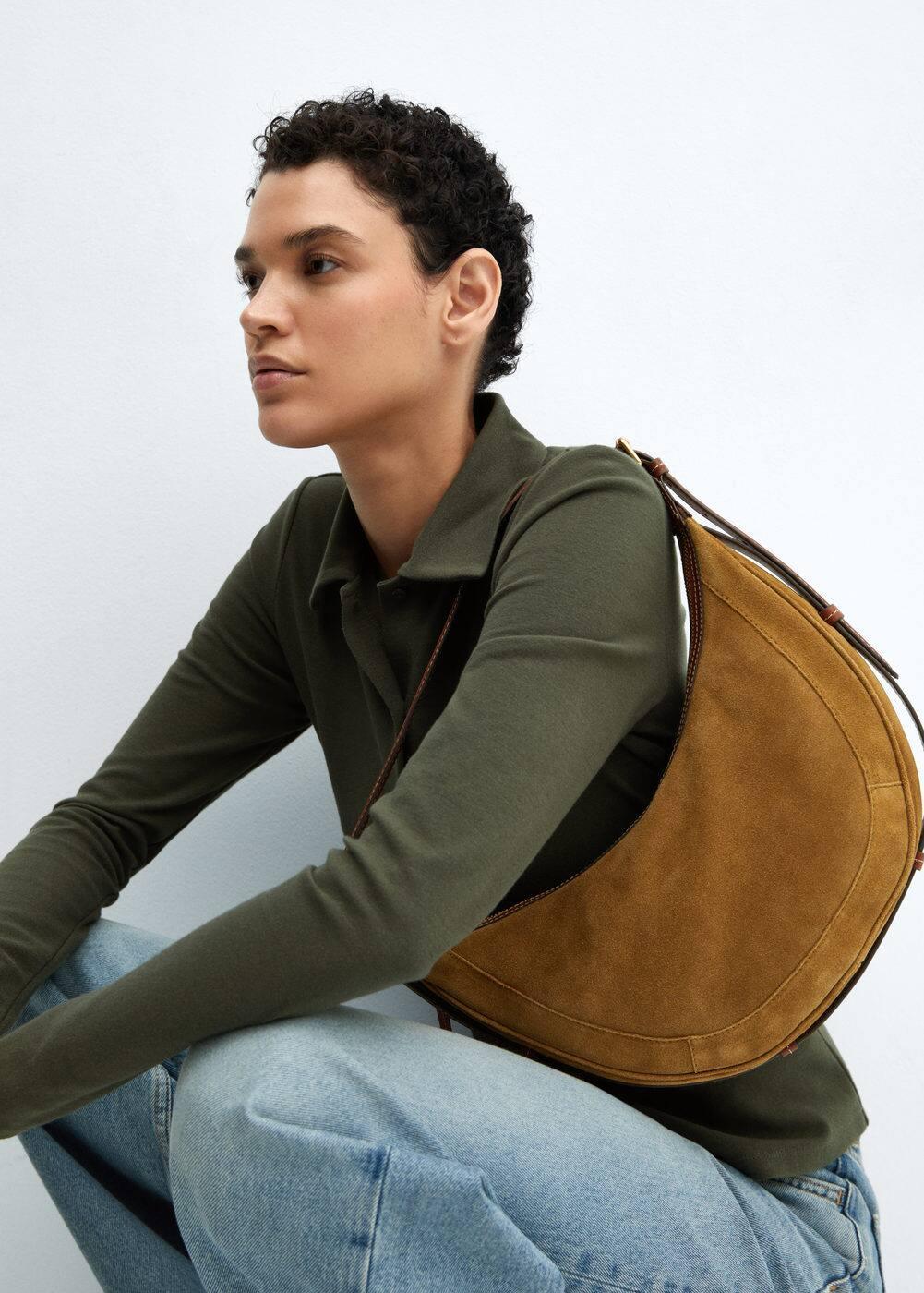 Cotton knit shirt - Women | MANGO USA Product Image