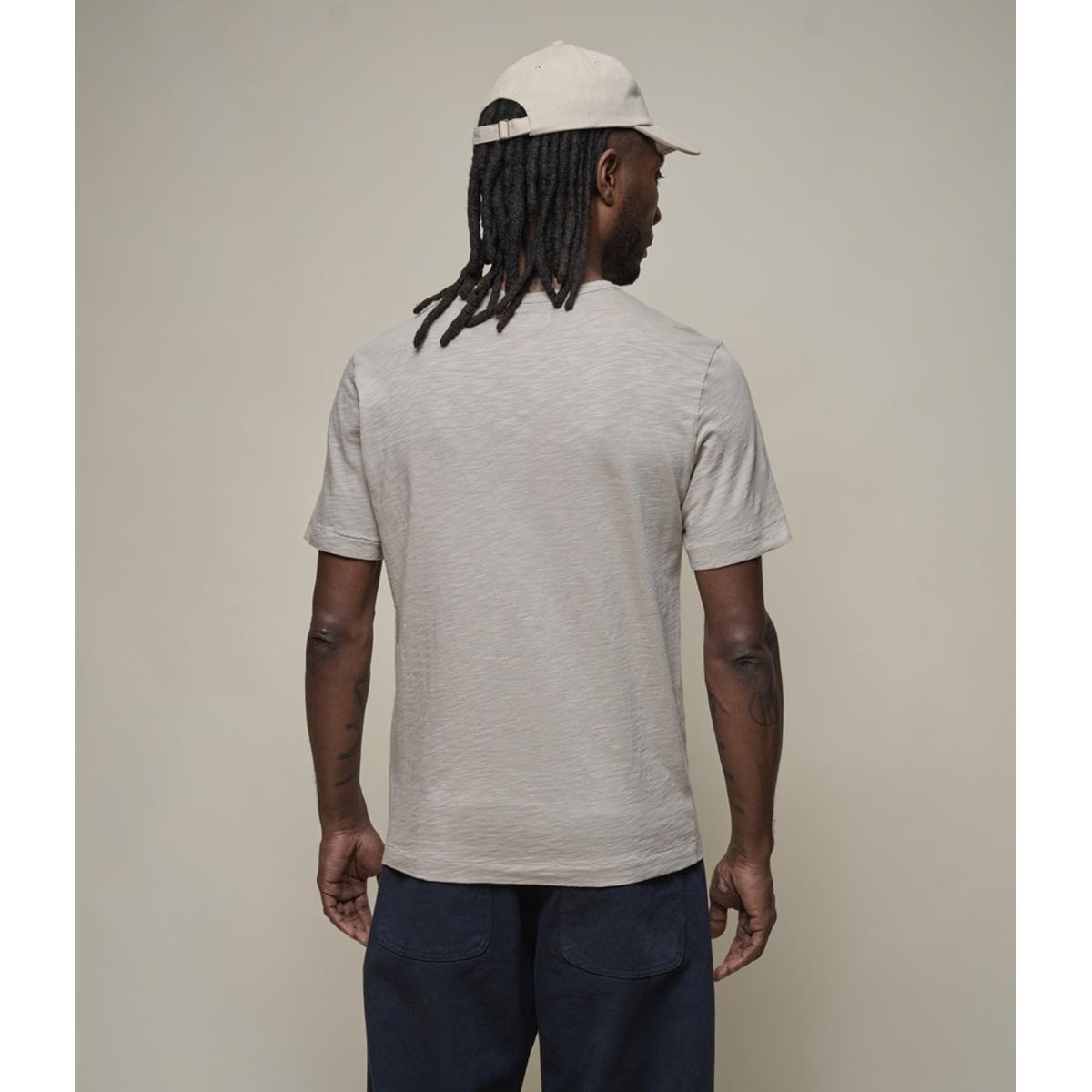 SCT04 Pima Slub Cotton T-shirt, 5,8oz, relaxed fit Greige Product Image
