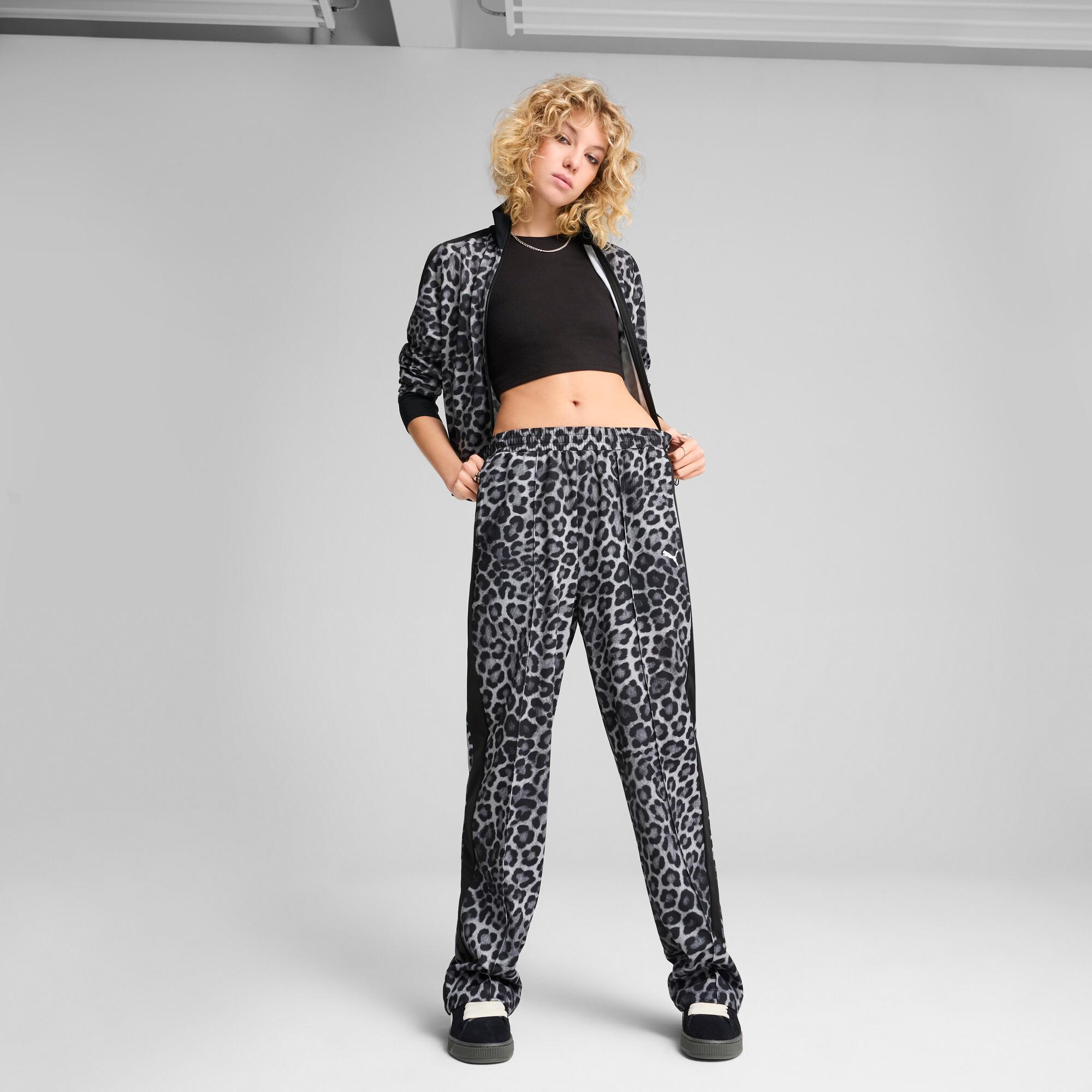 T7 LEO LUXE Women's All-Over Print Straight Pants Product Image