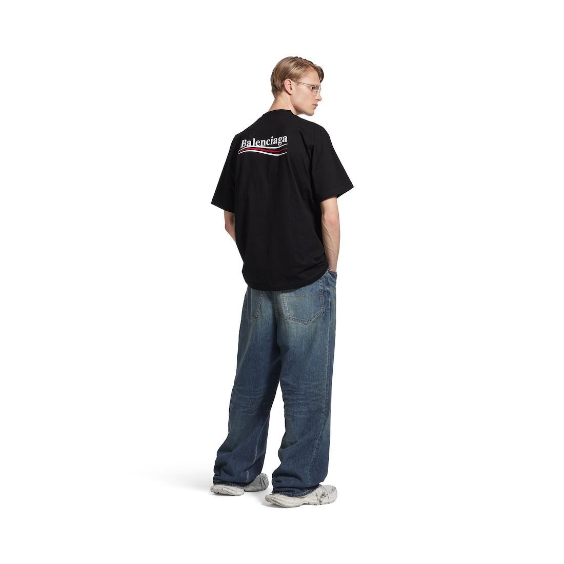 Men's Political Campaign T-shirt Large Fit in Black Product Image