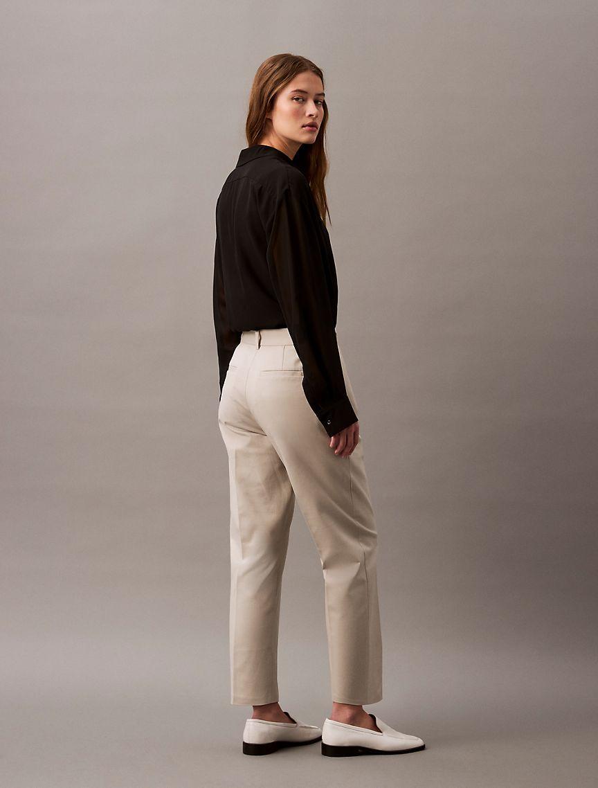 Cotton Stretch Straight Fit Chino Pants Product Image