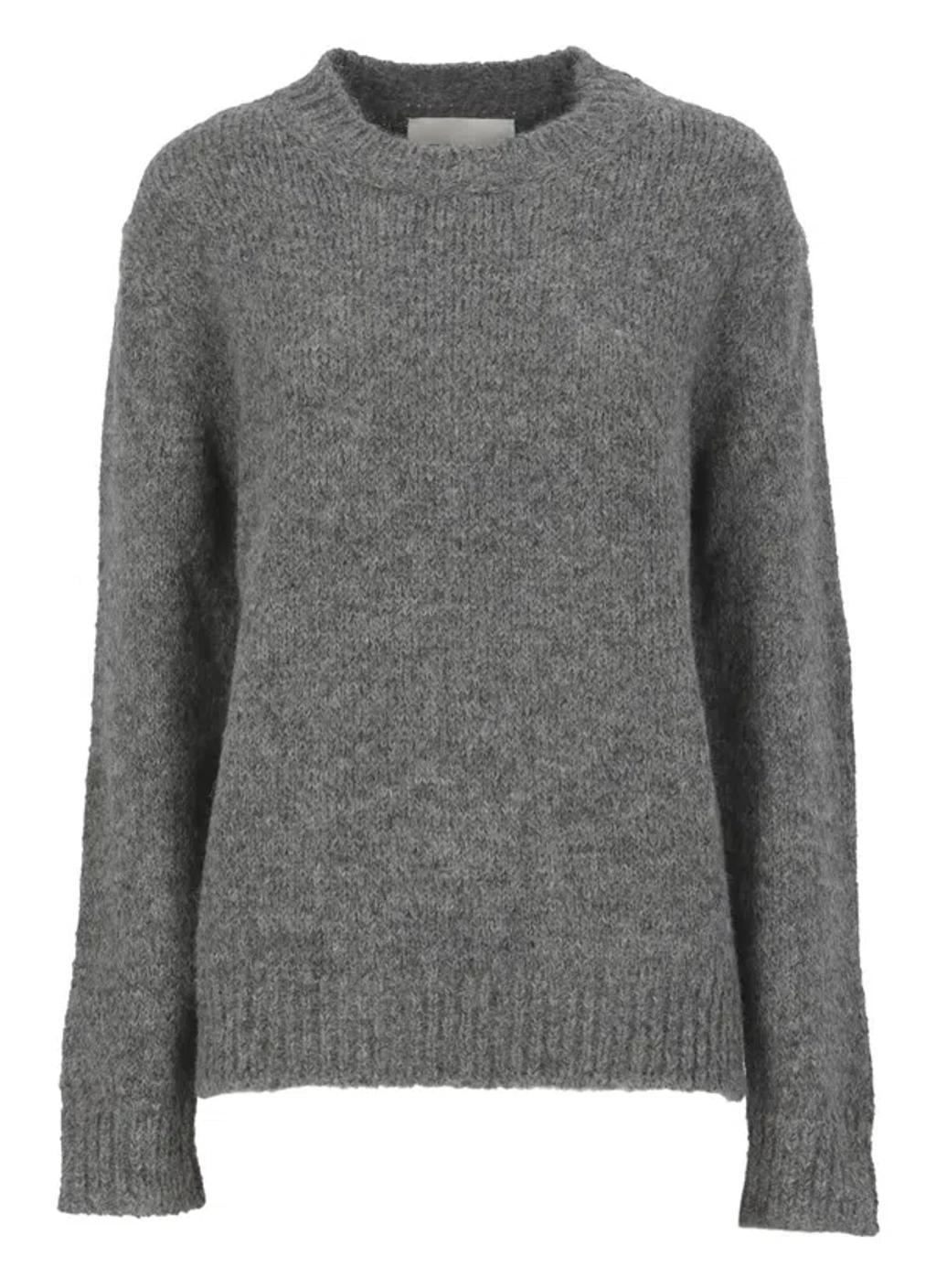 JIL SANDER Asphalt Sweater In Grau Product Image