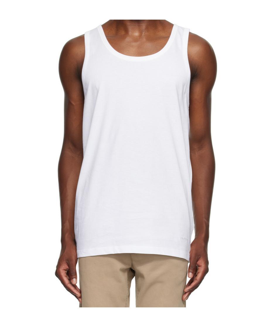 HUGO BOSS Three-piece Round Neck Vest In White Product Image