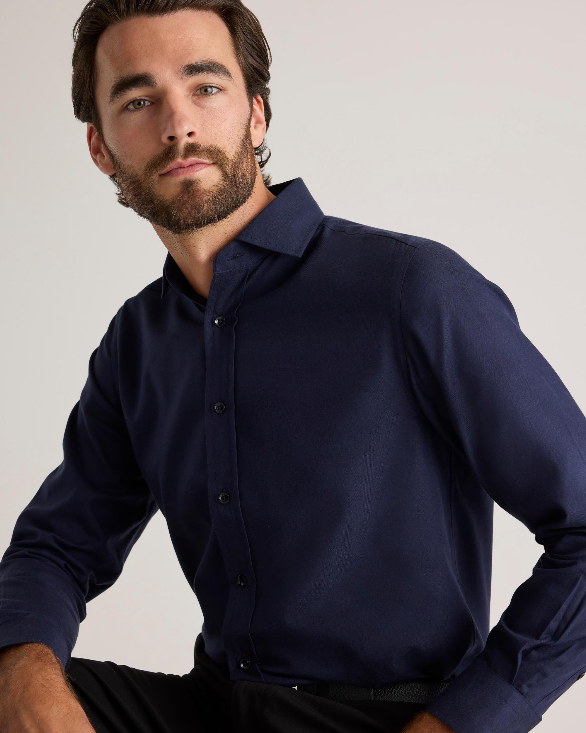 Quince | Men's Cashmere Dress Shirt Organic Cotton Product Image
