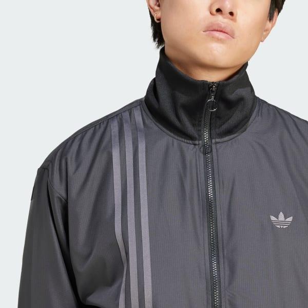 adidas Fashion Firebird Track Top Grey Two XL Mens Product Image