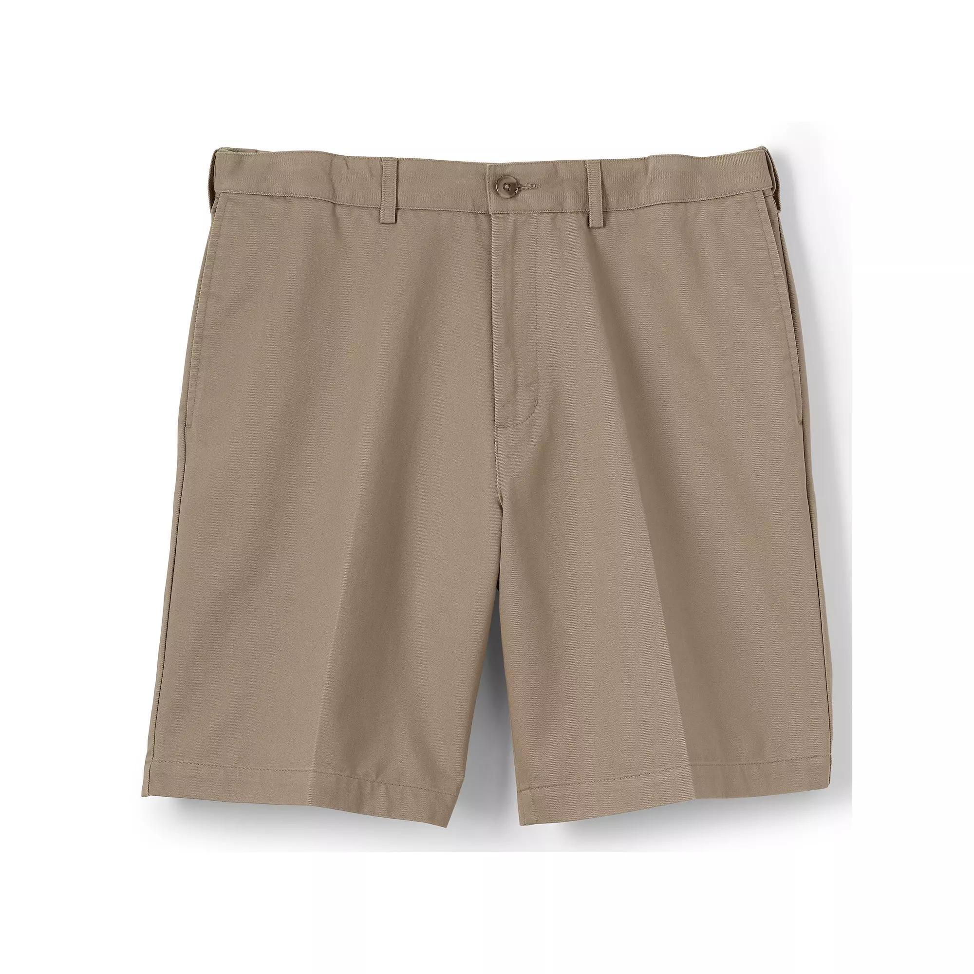 Men's Lands' End Comfort-Waist Classic-Fit 9-inch No-Iron Chino Shorts, Size: 40, Radiant Blue Product Image
