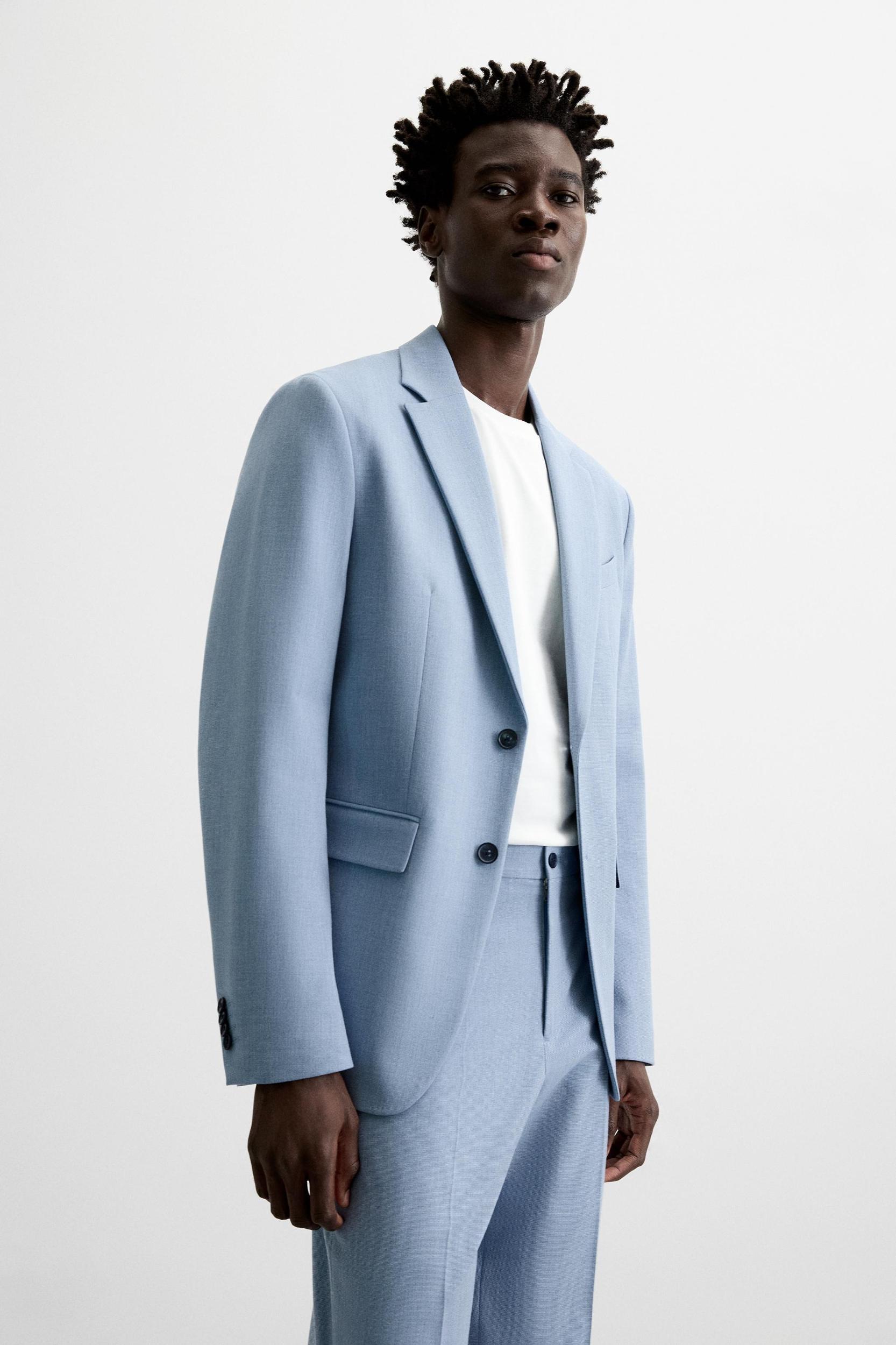 TEXTURED SUIT JACKET Product Image