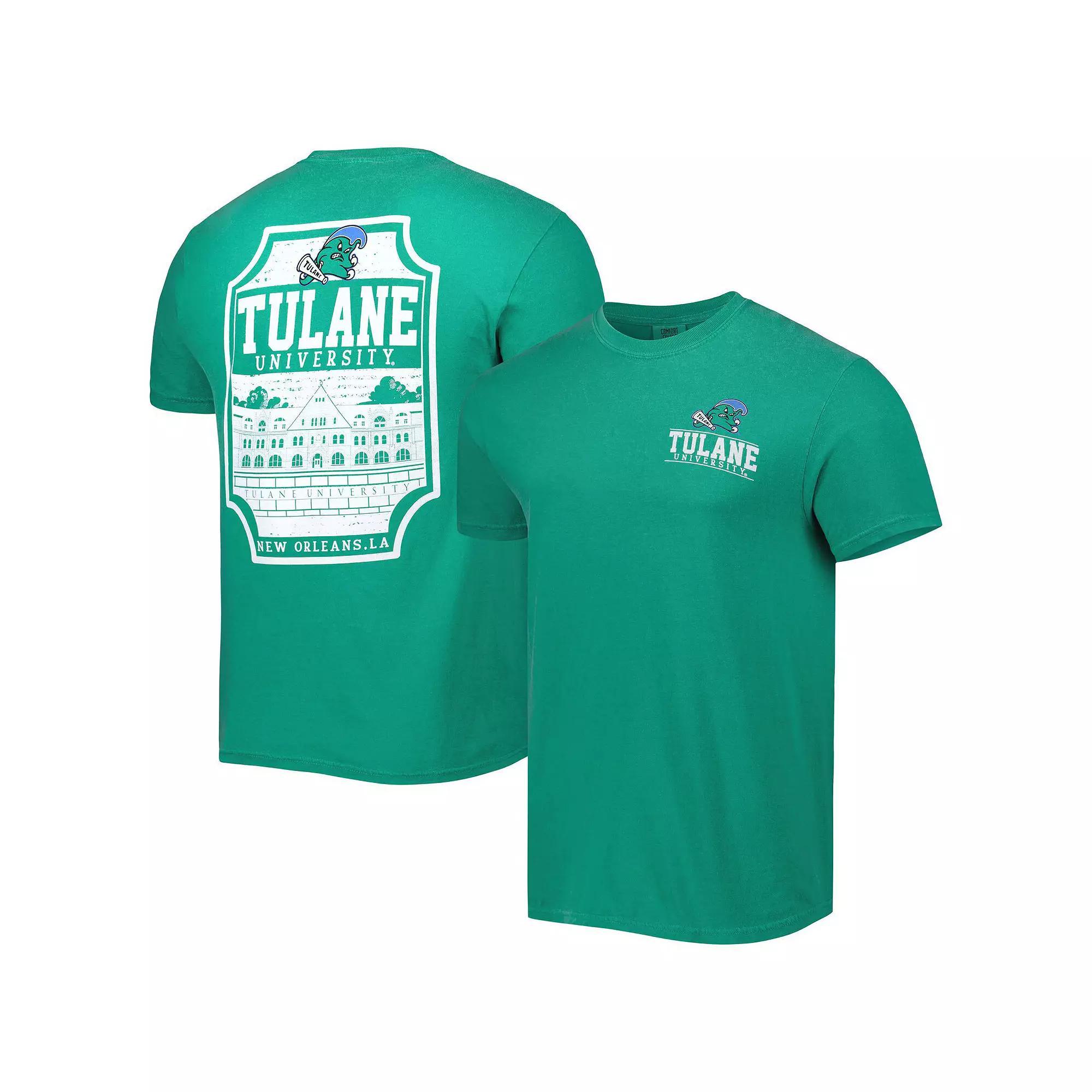 Men's Green Tulane Green Wave Logo Campus Icon T-Shirt, Size: XL, Nc2 Green Product Image