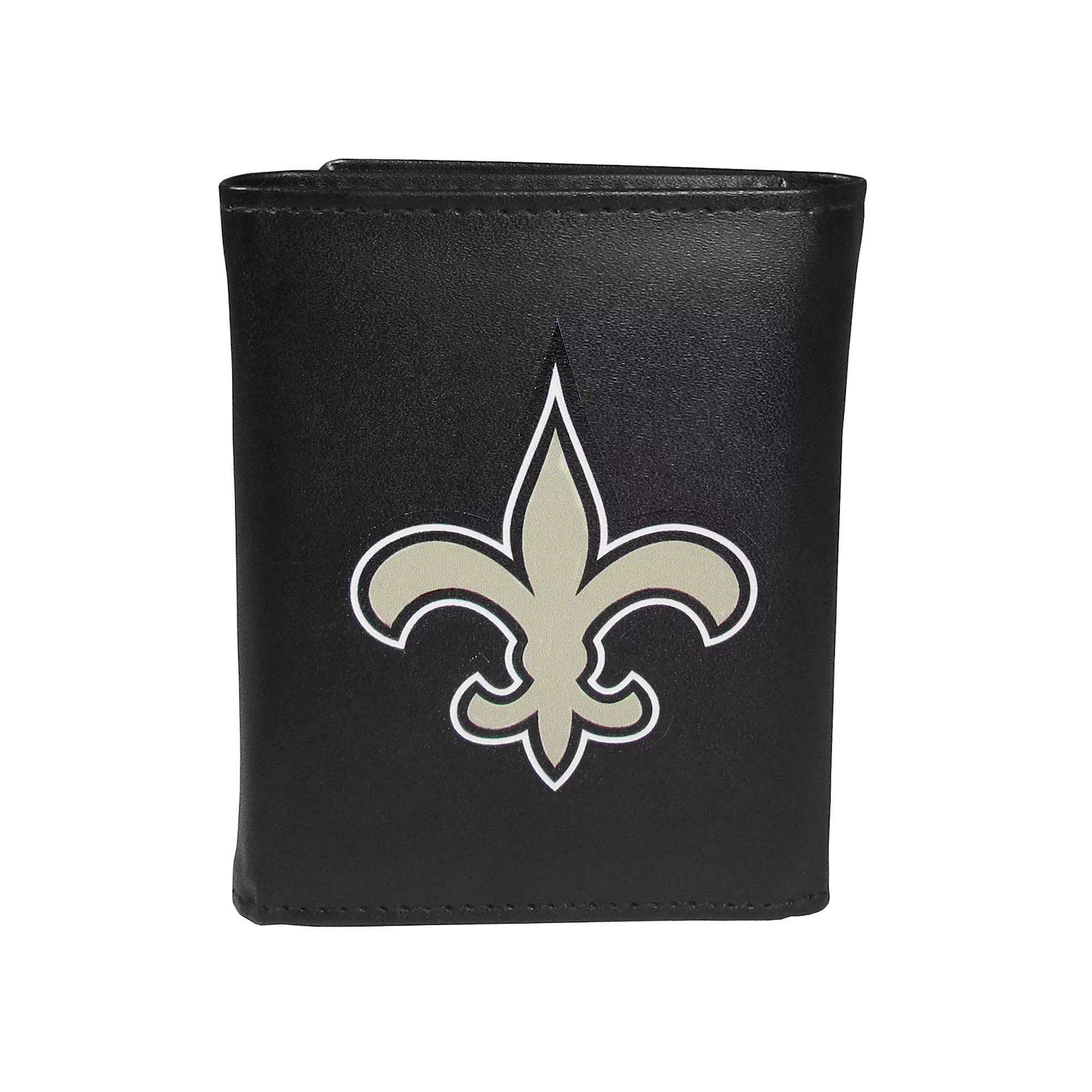 Mens New Orleans Saints Logo Tri-Fold Wallet Product Image