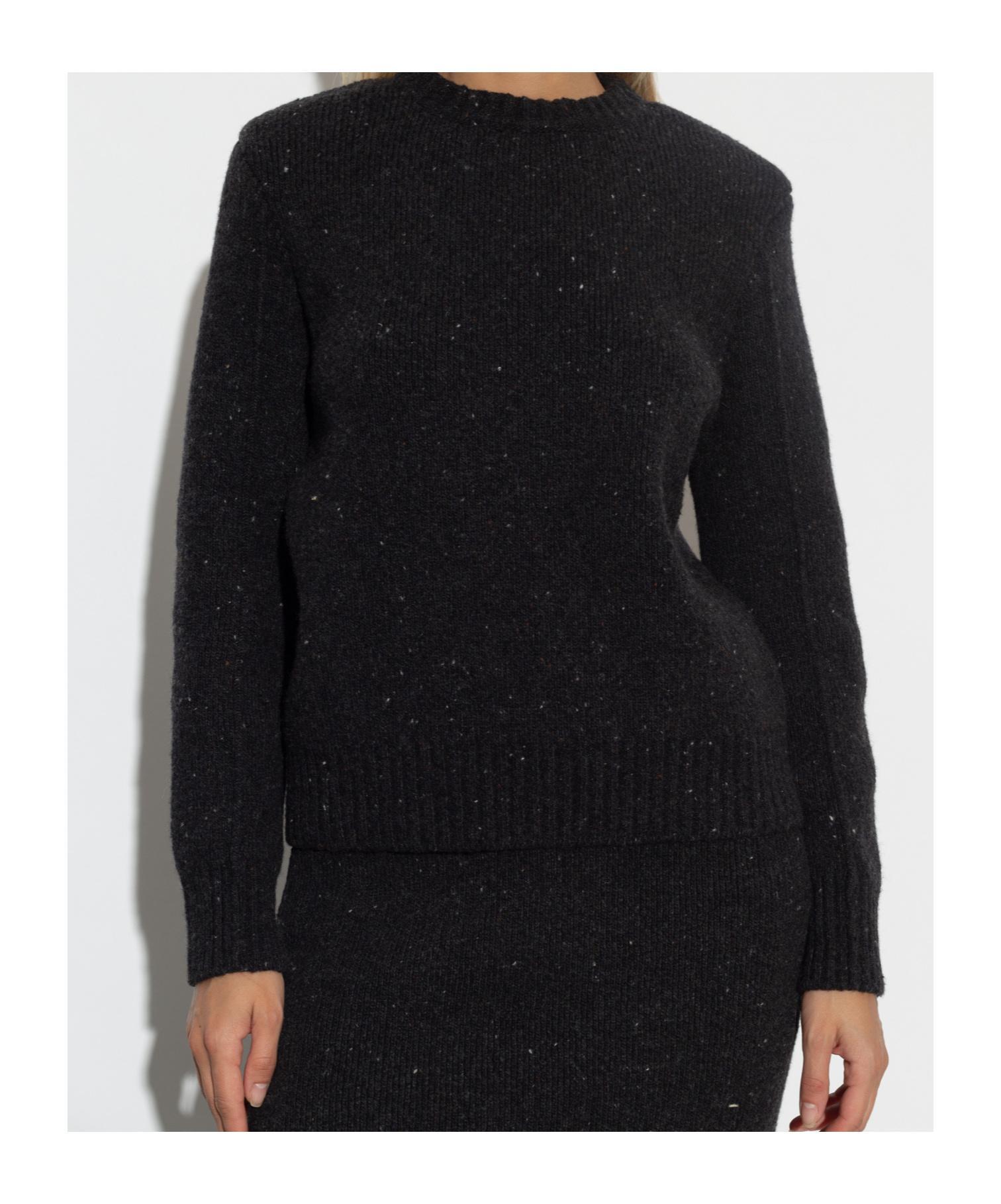 BOTTEGA VENETA Long-sleeved Sweater In Black Product Image