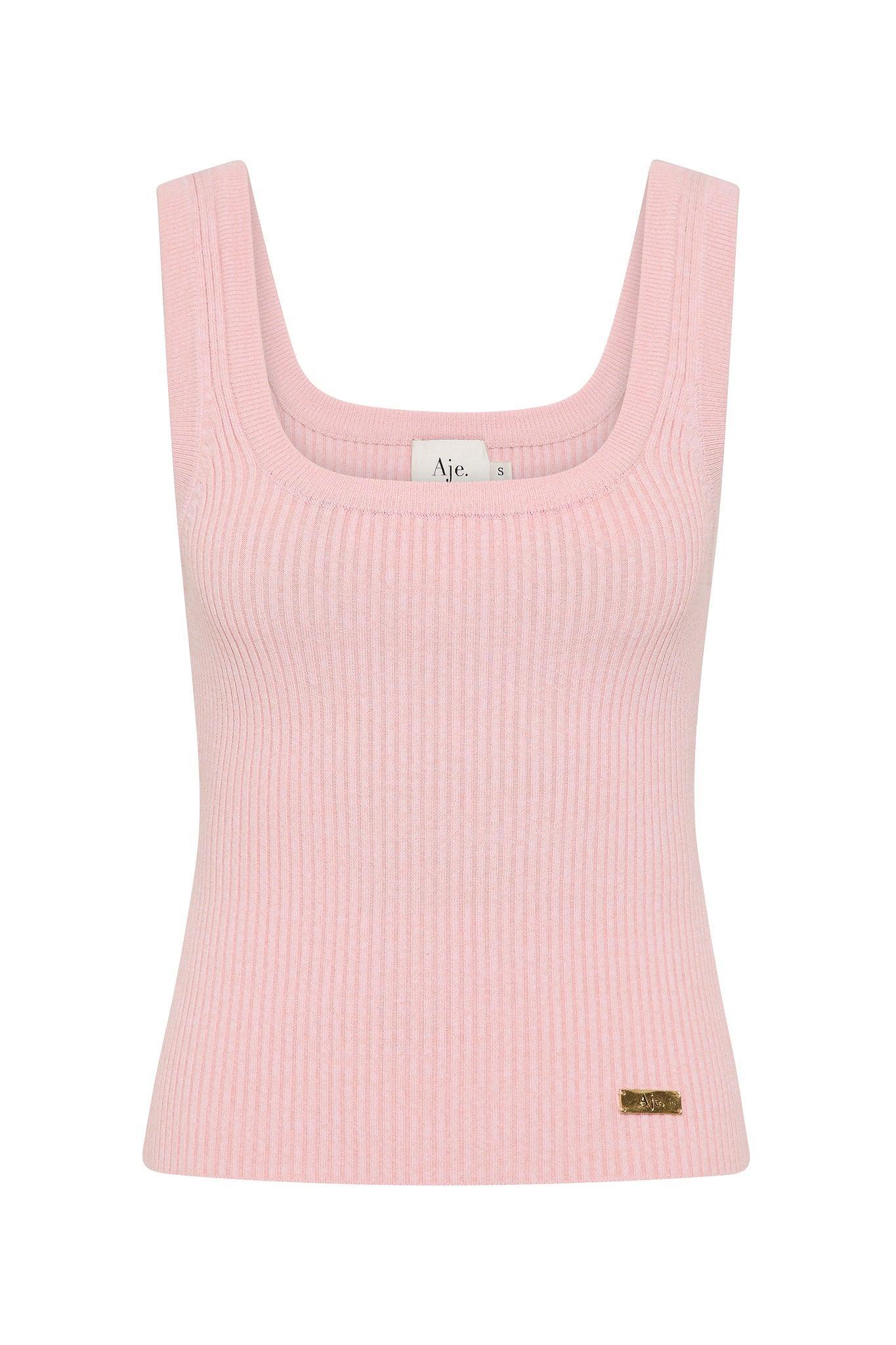 Bronte Scoop Neck Rib Tank Product Image