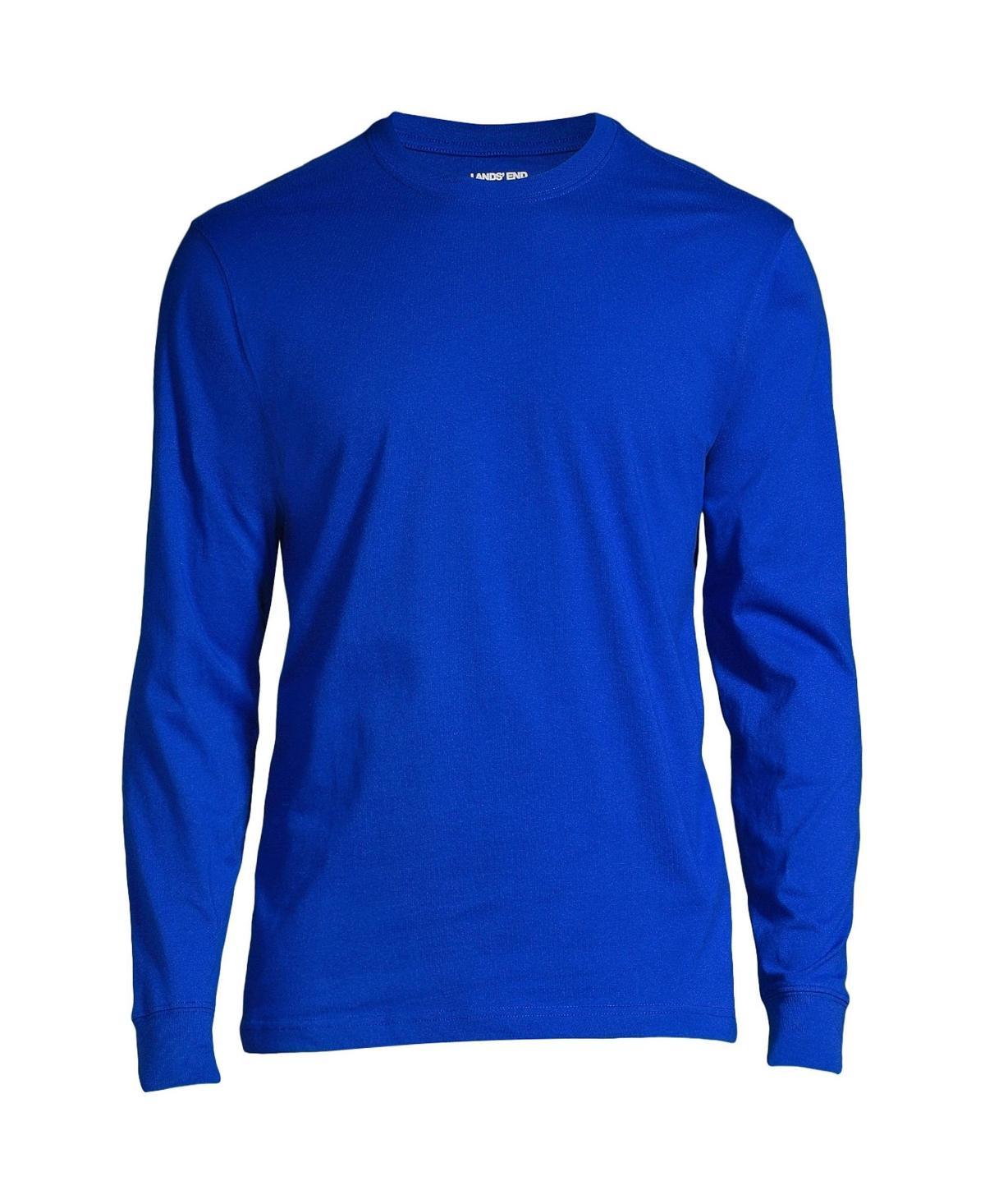 Men's Lands' End Essential Long Sleeve School Uniform T-shirt, Size: Medium, Red Product Image