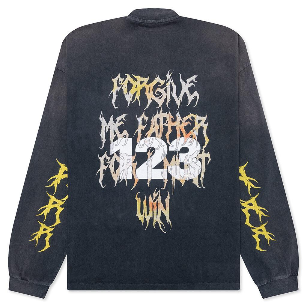 Forgive Me Vintage L/S Tee - Vintage Black Male Product Image