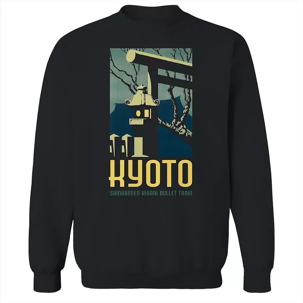 Men's Kyoto Fleece Sweatshirt, Size: XXL, Black Product Image