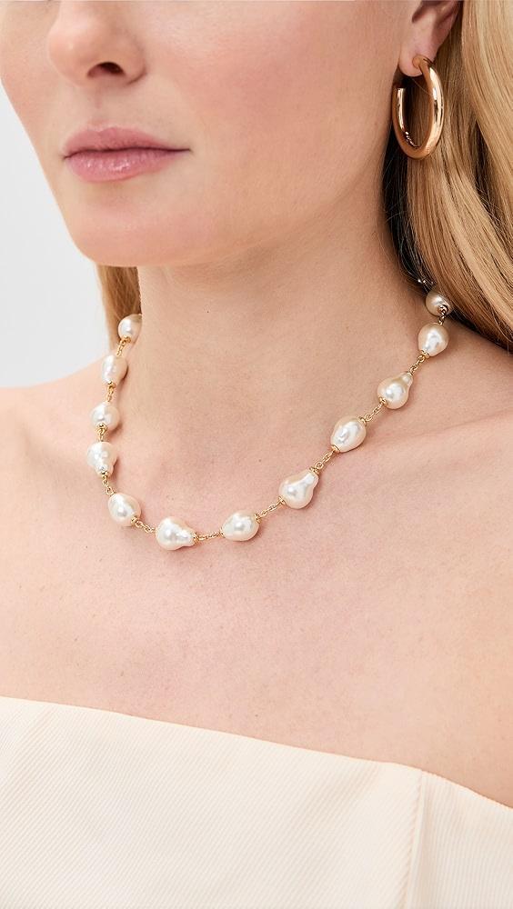 Lele Sadoughi Pearl Station Necklace | Shopbop Product Image