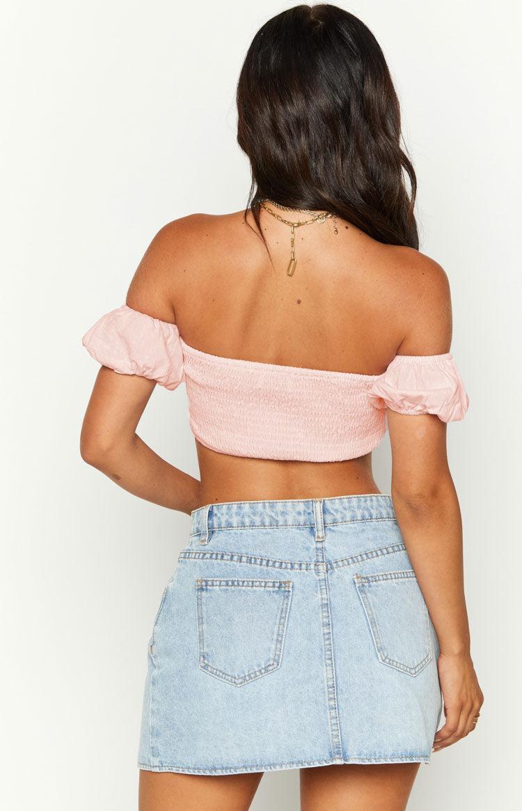 Molly Pink Crop Top Product Image