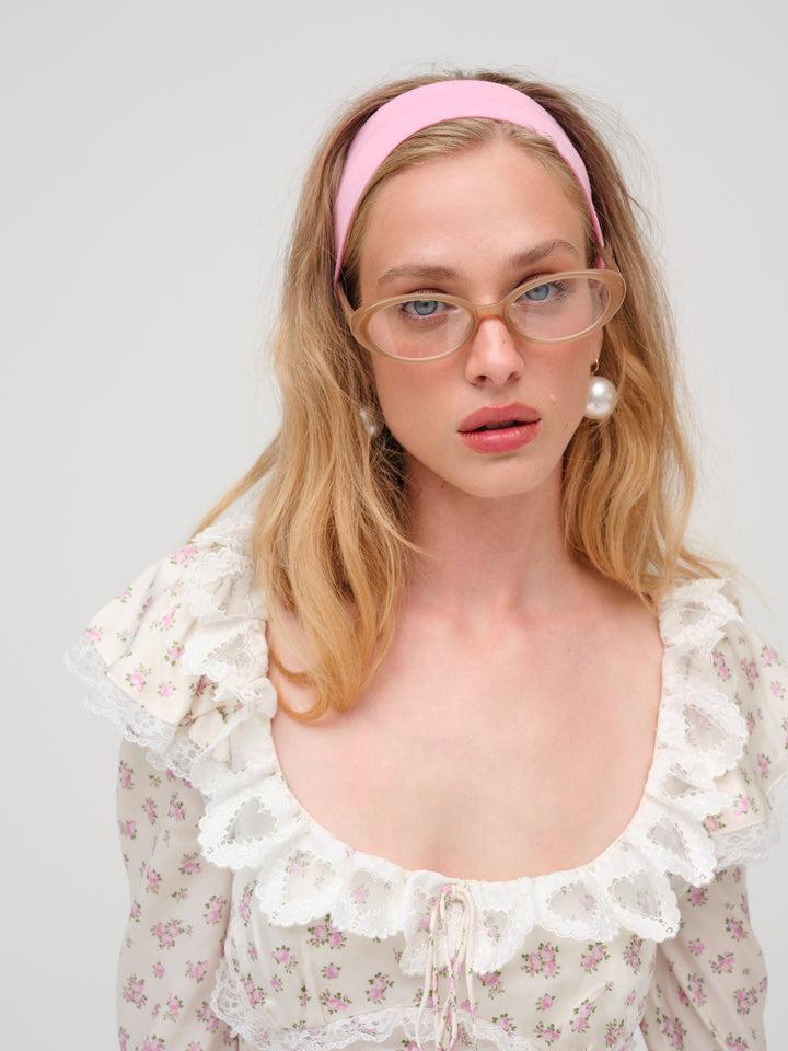 Pastel Fields Midi Dress — Ivory Product Image