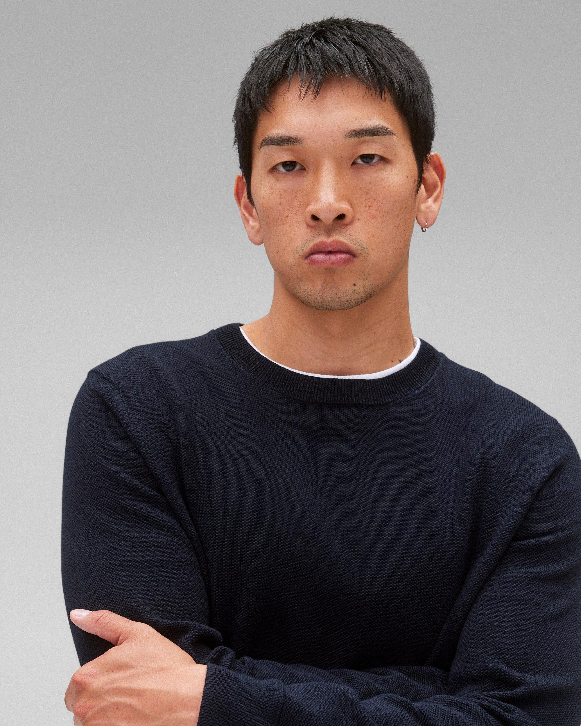 Supima Pique Ace Crewneck Male Product Image