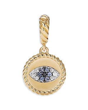 Womens Evil Eye Amulet in 18K Yellow Gold Product Image