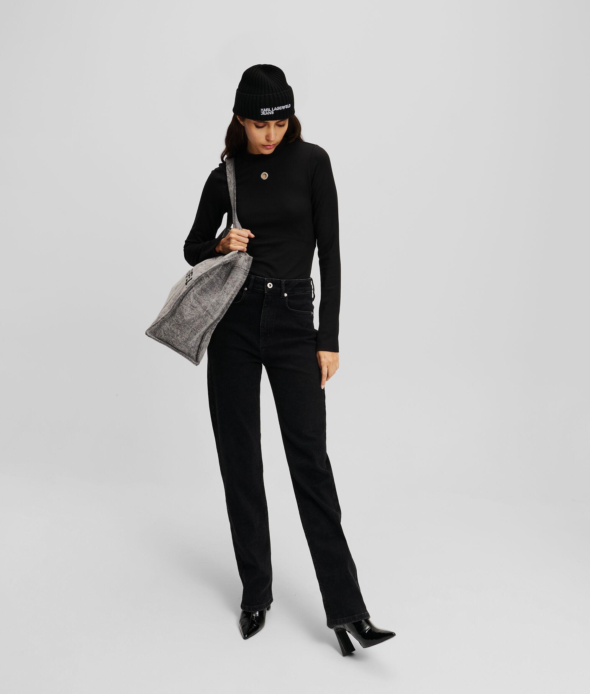 HIGH-RISE STRAIGHT JEANS Product Image