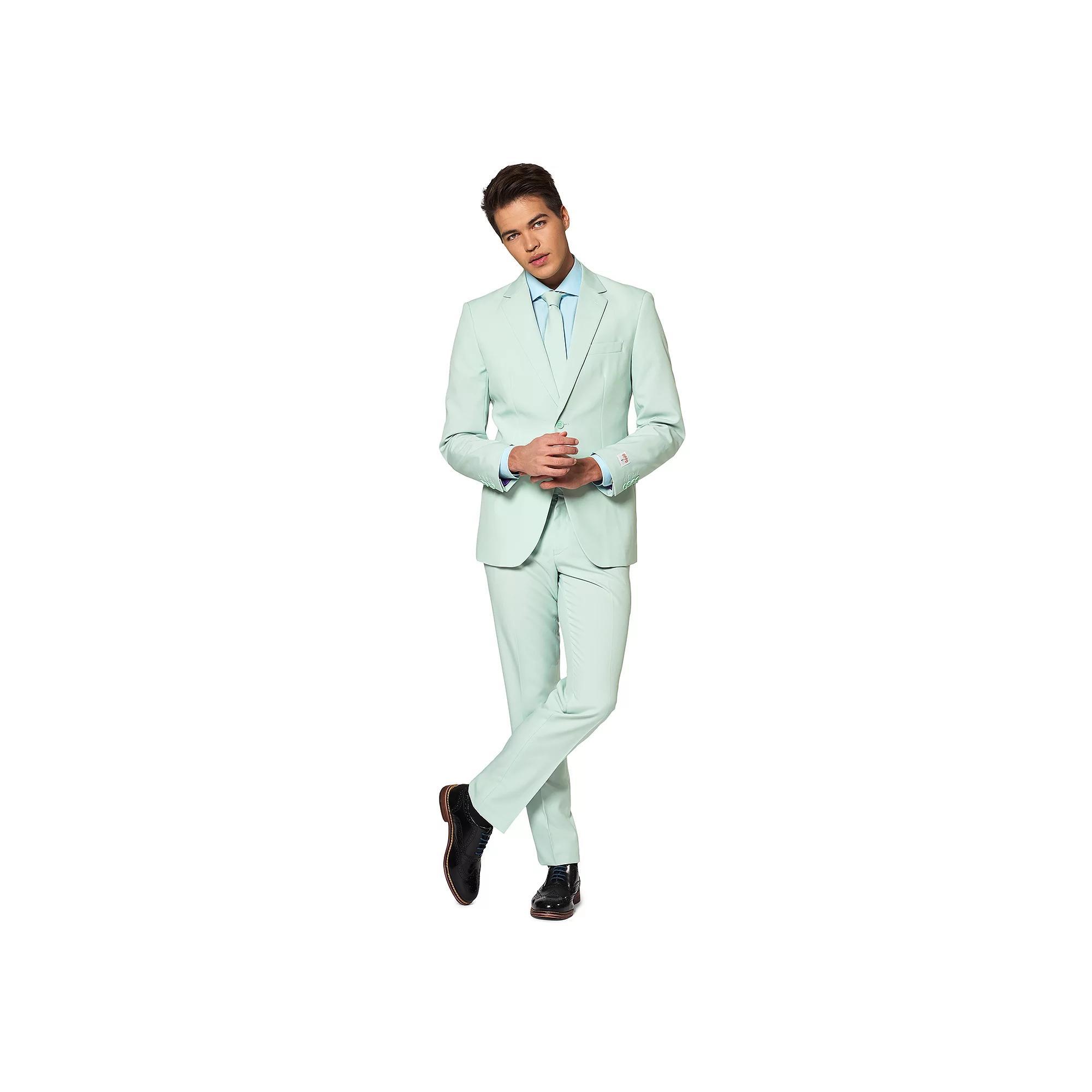 Mens OppoSuits Slim-Fit Solid Suit & Tie Set Product Image