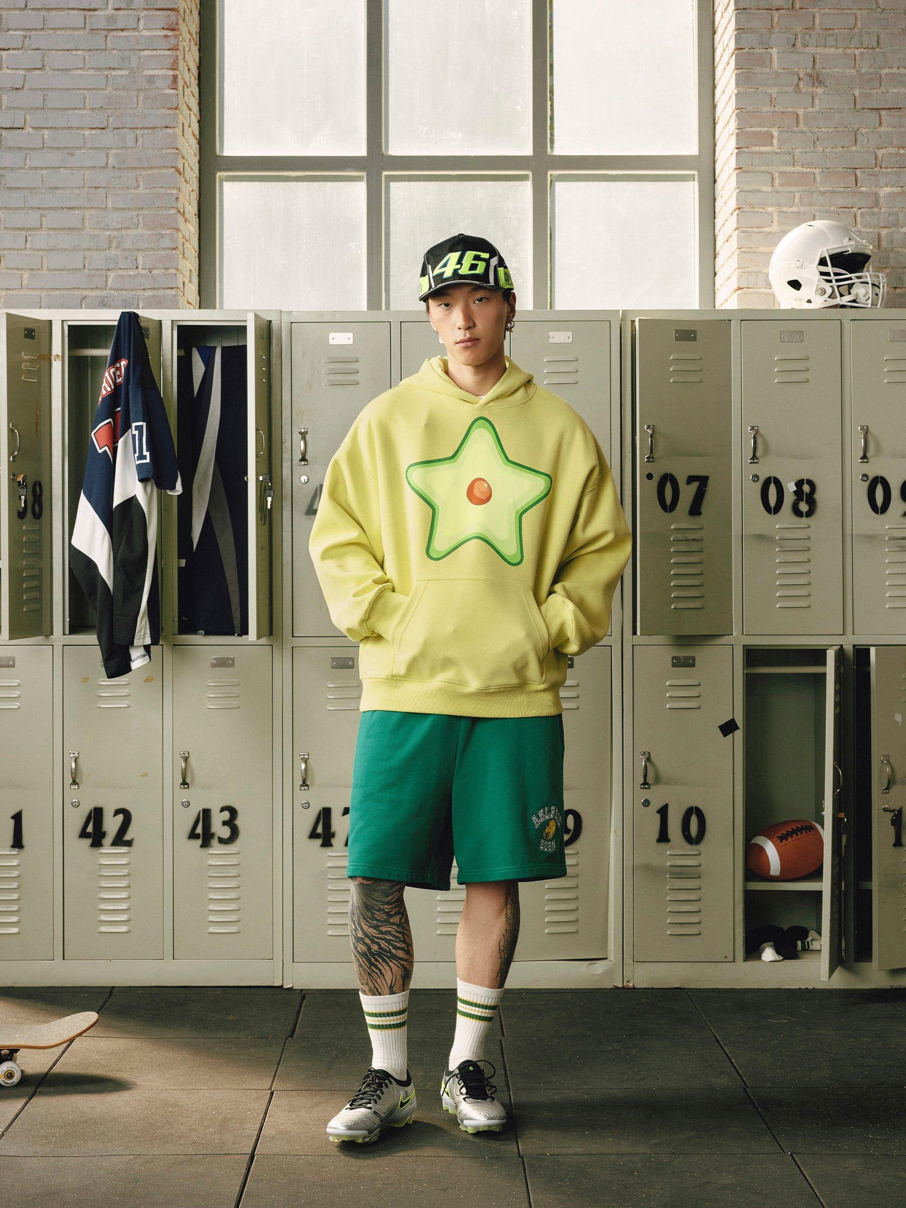 Aelfric Eden Avocado Eden Star Hoodie Product Image